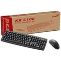 Genius Keyboard and Mouse C100 Black PS/2 - Wired